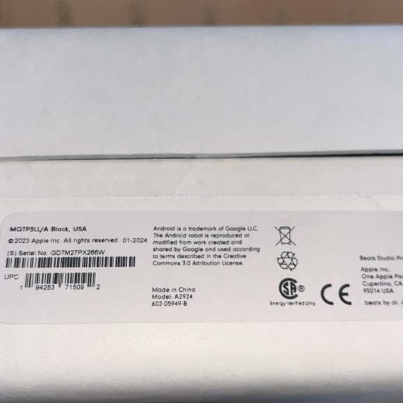 Apple Beats Studio Pro Beats by Dre like new - Picture 3 of 6